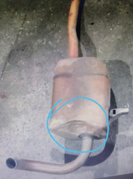 SILENCIOSO FINAL E INTERMEDIÁRIO MEGANE GT 1.6 COM DETALHE