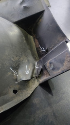 PARA BARRO DIANTEIRO ESQUERDO PEUGEOT 206 COM DETALHE