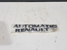 Emblema Nome Renault Automatico Tampa Mala Cromado Duster