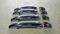 Jogo Aplique Maçaneta Cromado Peugeot C3 E Aircross 2013