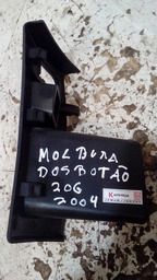 MOLDURA BOTAO PORTA TRECO PEUGEOT 206 *UNIDADE