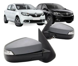 Retrovisor Esquerdo Renault Sandero Logan 2014 2023 Pisca