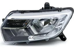 FAROL DIANTEIRO ESQUERDO RENAULT SANDERO LOGAN 2020 2024 LED