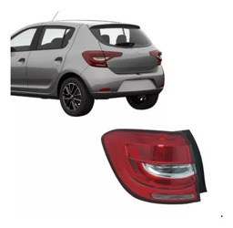 LANTERNA TRASEIRA ESQUERDA RENAULT SANDERO 2020 2024 COM LED