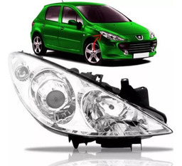 Farol Direito 307 2007 a 2012 ELÉTRICO C/MOTOR IMPORTADO