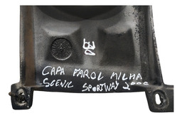 MOLDURA FAROL MILHA ESQUERDO MEGANE SCENIC  2001