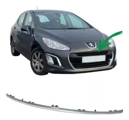 FRISO GRADE PARA CHOQUE DIANTEIRO PEUGEOT 308 2012/15 CINZA