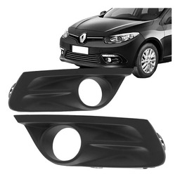 MOLDURA MILHA DIREITA FLUENCE 2014 A 2016 COM FURO MILHA