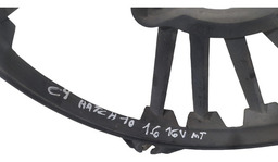 Moldura Ventoinha Radiador Citroen C4 Hatch 1.6 16v 2010