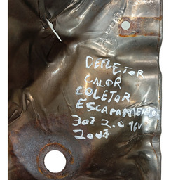 DEFLETOR COLETOR ESCAPE MOTOR PEUGEOT 307 2.0 16V 2007