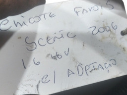 CHICOTE FAROL RENAULT SCENIC 1.6 16V 2006 COM DETALHE