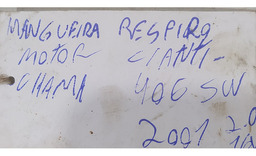 MANGUEIRA ANTI CHAMA MOTOR PEUGEOT 406 SW 2.0 16V 2001