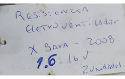 RESISTENCIA RADIADOR CITROEN XSARA PICASSO 2008 1.6 16V