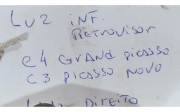 LUZ INFERIOR RETROVISOR DIREITO CITROEN C4 GRAND PICASSO