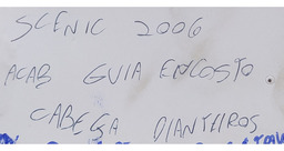 ACABAMENTO GUIA ENCOSTO CABEÇA COM TRAVA BRANCO SCENIC 2006