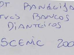 TRAVA SUPORTE BANDEIJA BANCO DIANTEIRO RENAULT SCENIC 2006