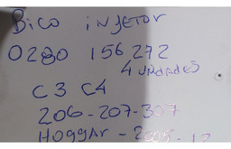 BICO INJETOR PEUGEOT CITROEN 206 207 307 C3 C4 HOGGAR