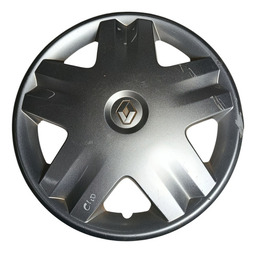 Calota Roda Clio Kangoo Logan Sandero Aro 14 Cinza