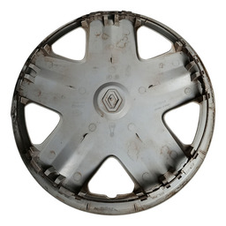 CALOTA RODA CLIO KANGOO LOGAN SANDERO ARO 14 CINZA