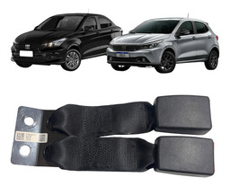 Engate Duplo Cinto Traseiro Central Fiat Cronos Argo