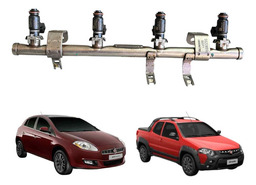Flauta Com Bicos Fiat 1.8 E-torq Bravo Punto Doblo Strada