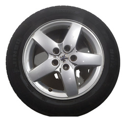 JOGO RODAS ARO 16 5 X 108 PEUGEOT 407 SW 2006 PNEUS RUINS