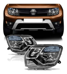 Farol Dianteiro Esquerdo Renault Duster 2016 2020 Azul