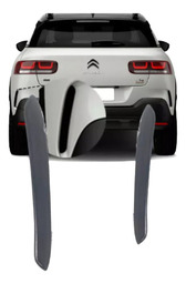 Tampa Acabamento Direito Para Choque Traseiro C4 Cactus