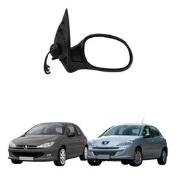 RETROVISOR ELETRICO ESQUERDO PEUGEOT 206 1998 2008 207 2009.