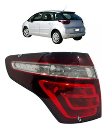 LANTERNA TRASEIRA ESQUERDA CITROEN C4 PICASSO 2008 2012 FUME