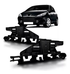 Par Suporte Para Choque Dianteiro Peugeot 307 2001 2006