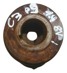 POLIA VIRABREQUIM MOTOR CITROEN C3 1.4 8V 2009