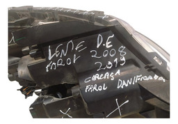 FAROL DIANTEIRO ESQUERDO PEUGEOT 2008 2019 CARCAÇA AVARIADA