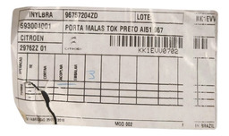 CARPETE PORTA MALAS CITROEN C3 2016