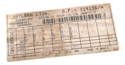 FORRO ESQUERDO PORTA MALAS PEUGEOT 207