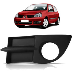 Grade Milha Esquerdo Com Furo Renault Clio 2006 2011
