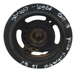 POLIA VIRABREQUIM MOTOR RENAULT SANDERO LOGAN 1.6 16V 2017