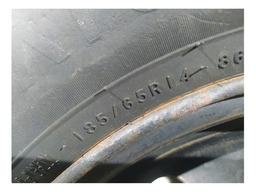 RODA PEUGEOT CITROEN 4X108 185 65 R14 PNEU RUIM