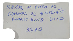 MANCAL PONTA COMANDO ADMISSÃO RENAULT KWID 2020