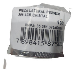 LUZ PISCA LATERAL PEUGEOT 206 207 ACRILICO CRISTAL