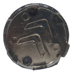 CALOTA CENTRO RODA MODELO ORIGINAL CITROEN 58MM FUNDO CINZA