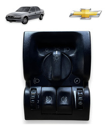 Botão Comando Farol E Aux Chevrolet Gm Vectra 1996 A 1999 Preto