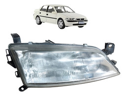 Farol Lado Direito Vectra 1997 1998 1999 Lente Vidro Cromado Direito/passageiro