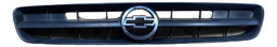 Grade Parachoque Frontal Chevrolet Corsa Montana 2000 A 2009 Preto Fosco