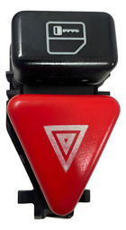 Botão Pisca Alerta/trava Mercedes Classea160 Cod.a1688201210 Preto