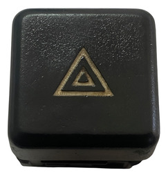 Botão Interruptor Pisca Alerta Fiat Uno Elba Fiorino 84/94 Preto
