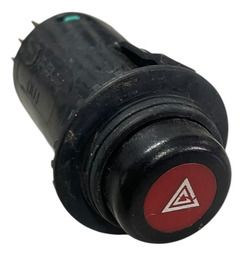 Botão Pisca Alerta Gm Kadett Ipanema Monza 93 94 95 96 97 98 Preto