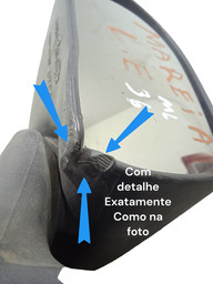 RETROVISOR MANUAL ESQUERDO FIAT MAREA 2004 USADO C/DETALHE