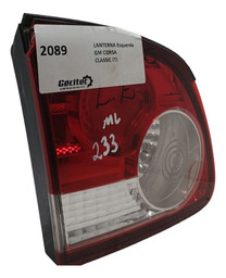 LANTERNA TRASEIRA LE TAMPA GM CLASSIC 2012 USADA COM DETALHE