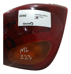 LANTERNA TRASEIRA LD FORD FIESTA HATCH 2003 USADA